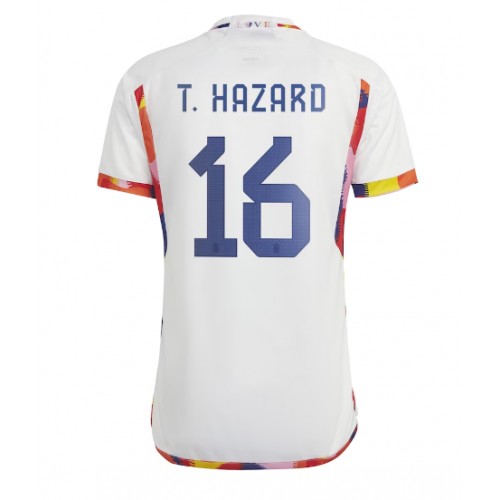 Belgia Thorgan Hazard #16 Bortedrakt VM 2022 Kortermet